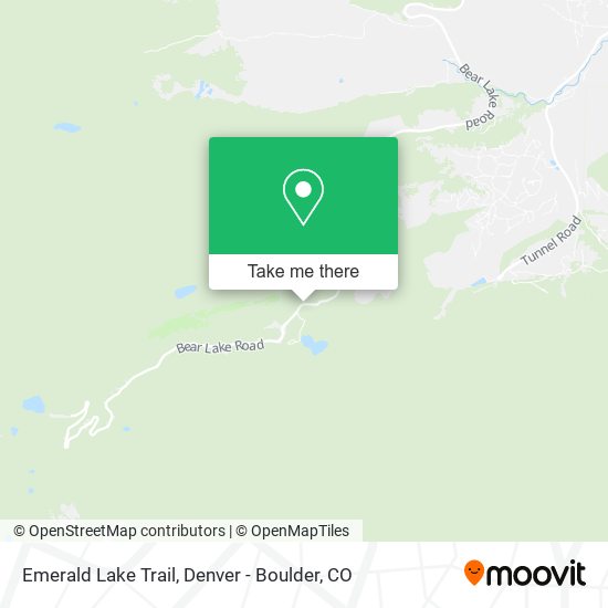 Mapa de Emerald Lake Trail