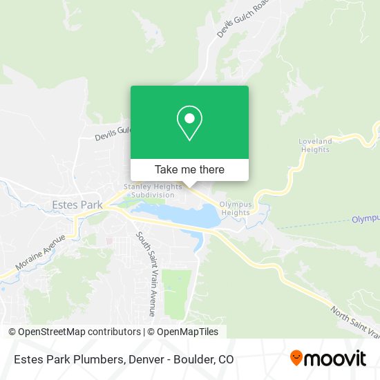 Mapa de Estes Park Plumbers