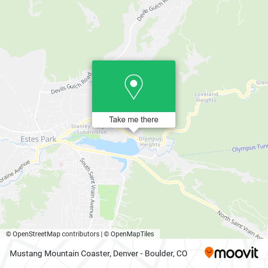 Mapa de Mustang Mountain Coaster