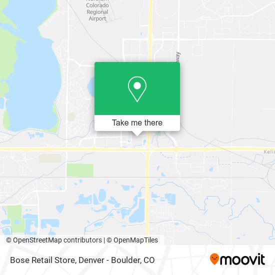 Bose Retail Store map