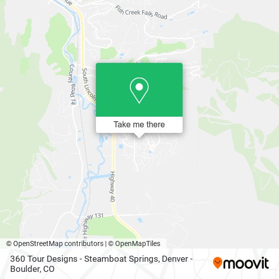 360 Tour Designs - Steamboat Springs map