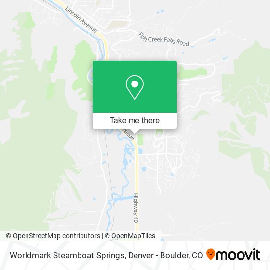 Mapa de Worldmark Steamboat Springs