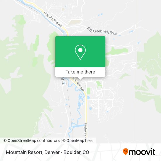 Mountain Resort map