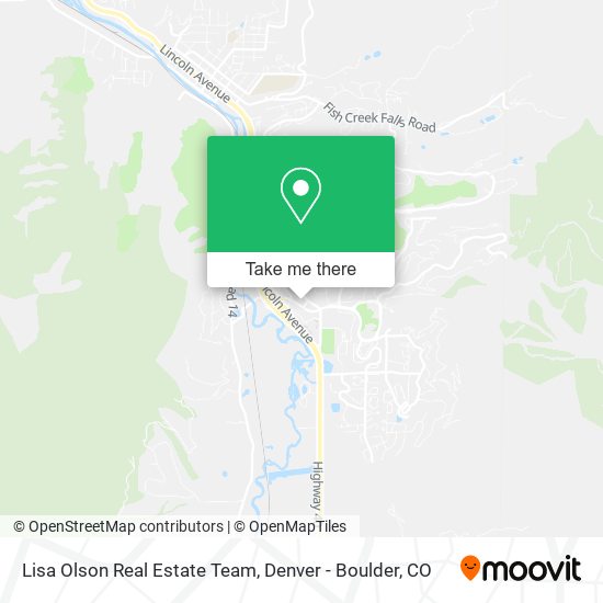 Lisa Olson Real Estate Team map