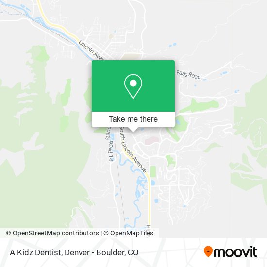 A Kidz Dentist map