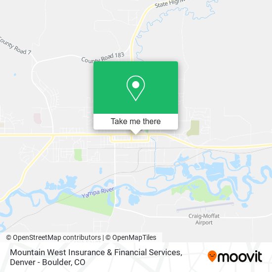 Mountain West Insurance & Financial Services map