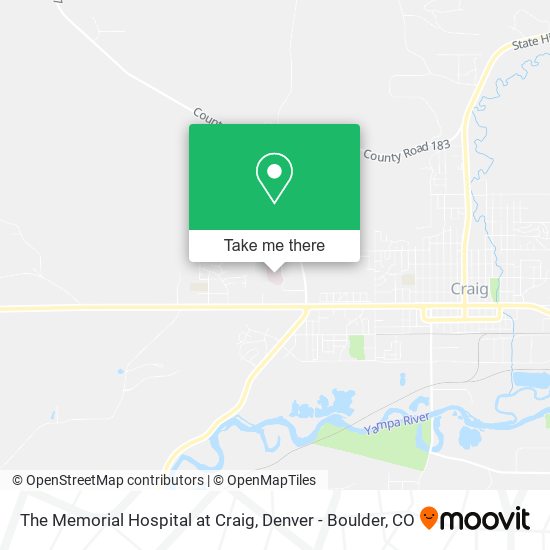 Mapa de The Memorial Hospital at Craig