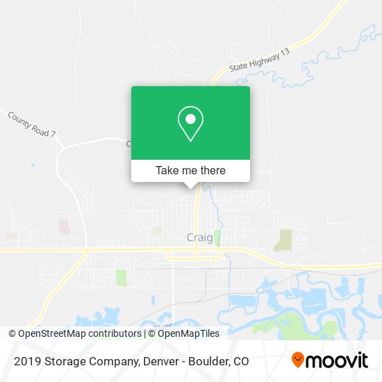 2019 Storage Company map