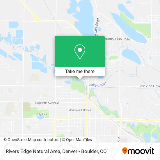 Rivers Edge Natural Area map