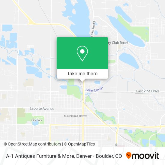Mapa de A-1 Antiques Furniture & More