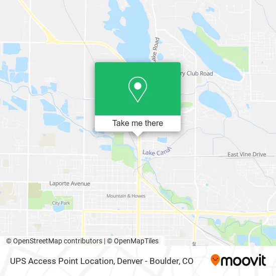 Mapa de UPS Access Point Location