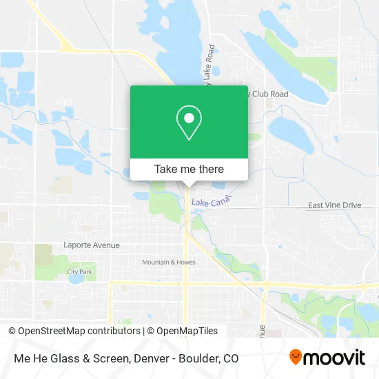 Me He Glass & Screen map