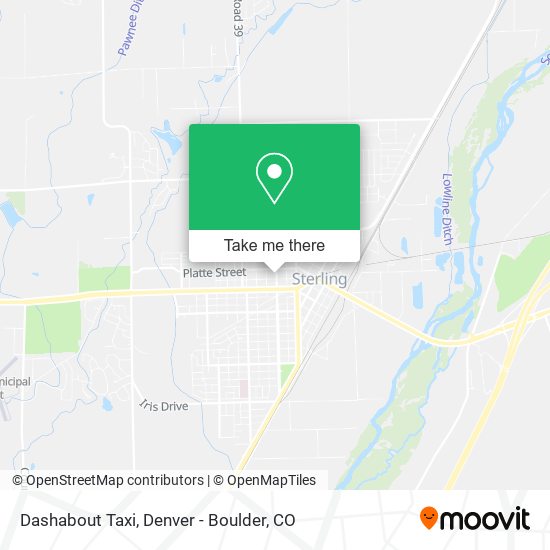 Dashabout Taxi map