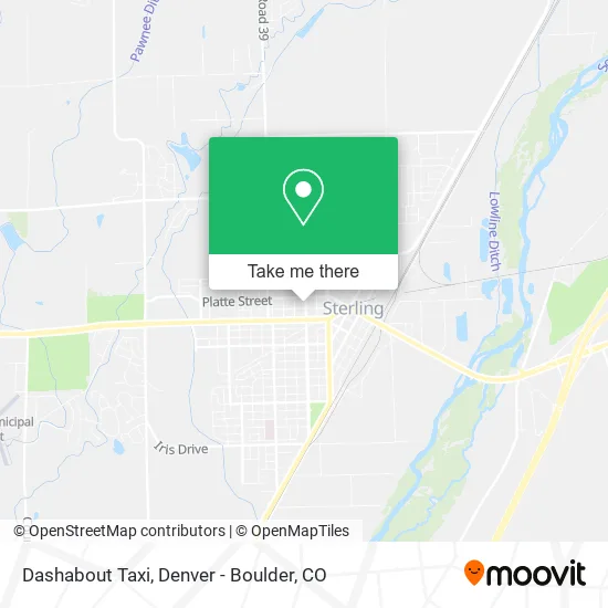 Dashabout Taxi map