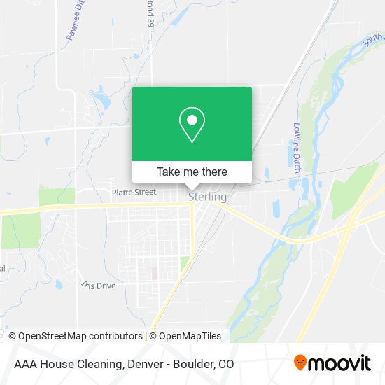 AAA House Cleaning map