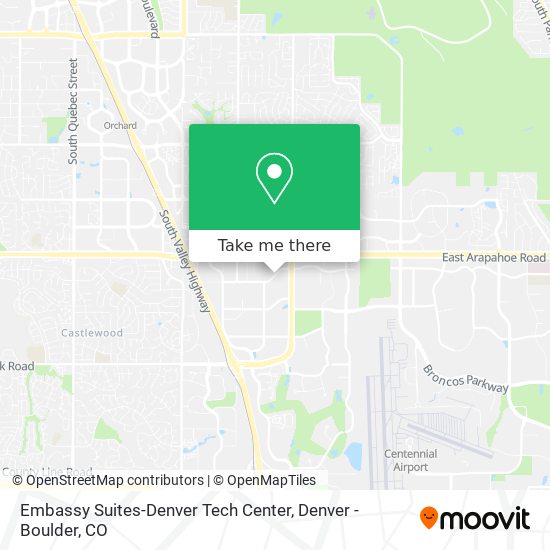 Embassy Suites-Denver Tech Center map