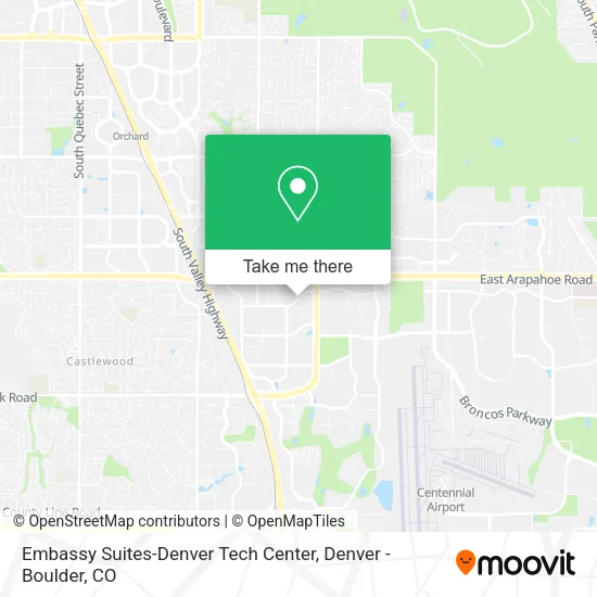 Embassy Suites-Denver Tech Center map