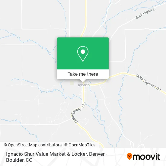 Ignacio Shur Value Market & Locker map