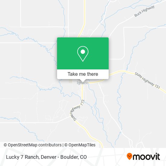 Lucky 7 Ranch map