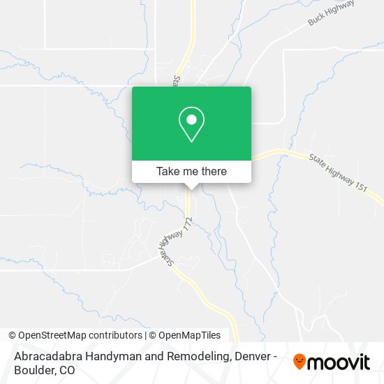 Abracadabra Handyman and Remodeling map