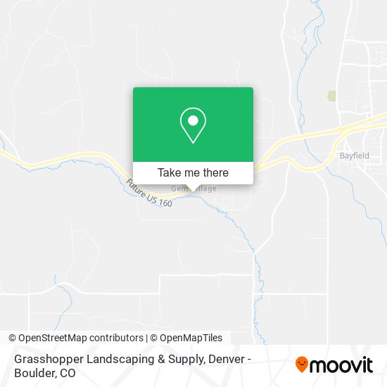Grasshopper Landscaping & Supply map