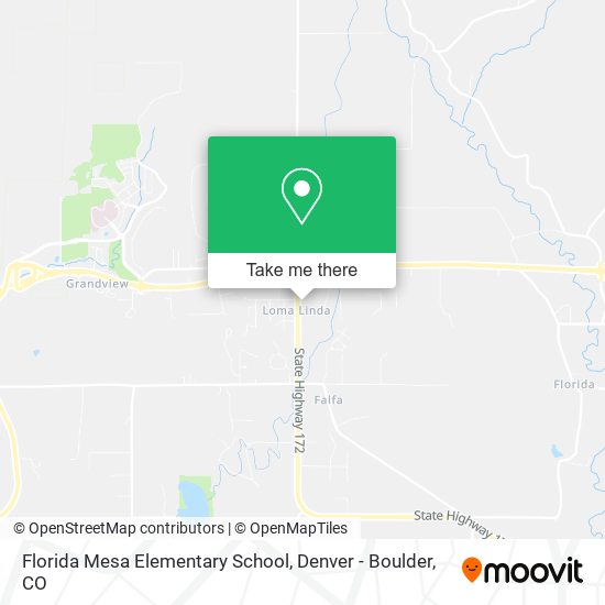 Florida Mesa Elementary School map