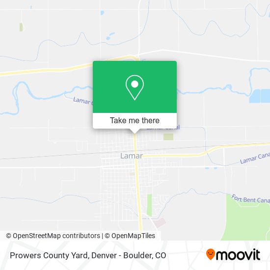 Prowers County Yard map