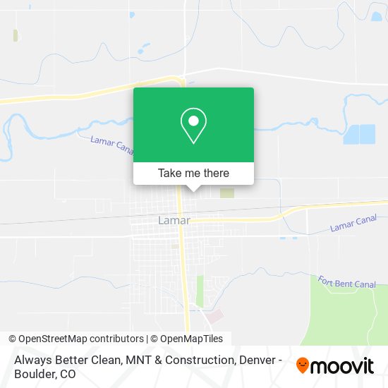 Always Better Clean, MNT & Construction map