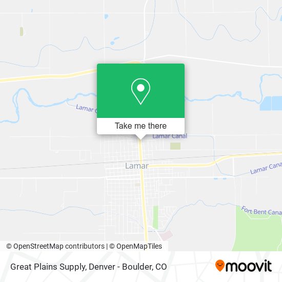 Great Plains Supply map