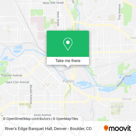 Mapa de River's Edge Banquet Hall