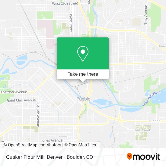Quaker Flour Mill map