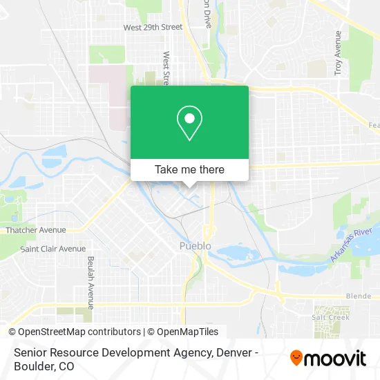 Senior Resource Development Agency map