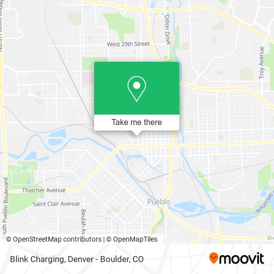 Blink Charging map