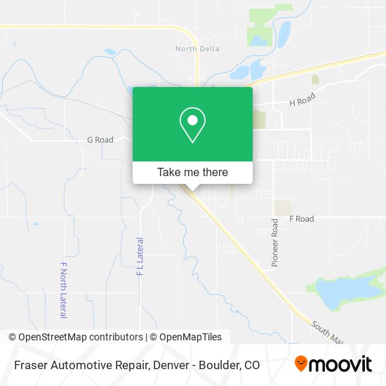 Fraser Automotive Repair map