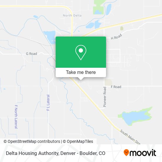 Delta Housing Authority map