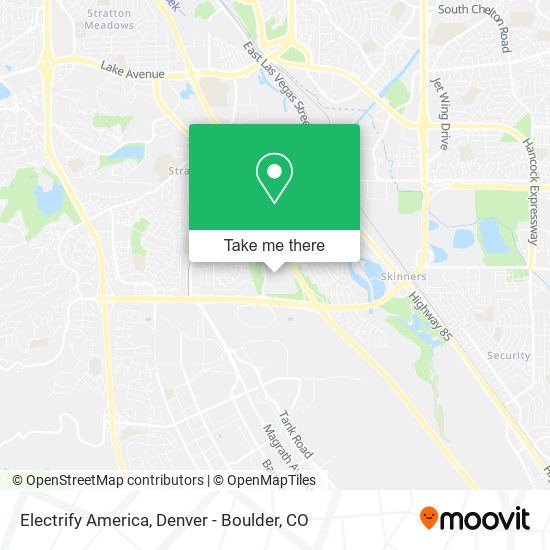 Mapa de Electrify America