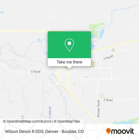 Wilson Devon R DDS map