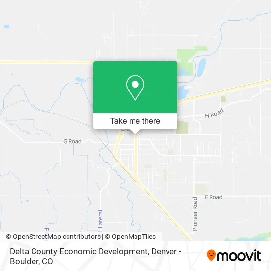 Delta County Economic Development map