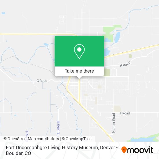 Mapa de Fort Uncompahgre Living History Museum