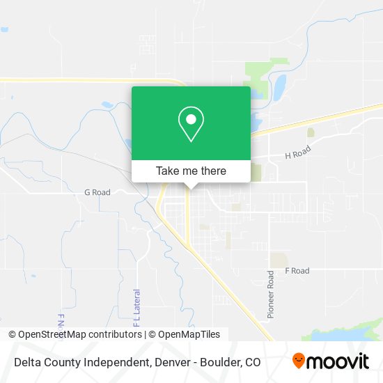 Delta County Independent map