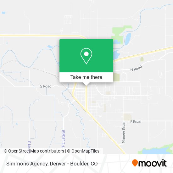 Mapa de Simmons Agency