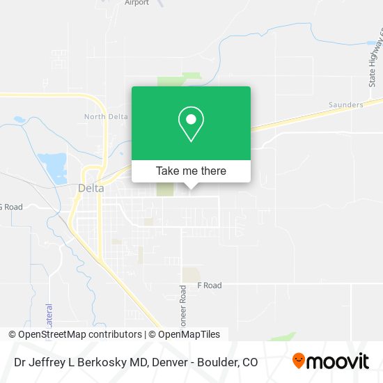 Dr Jeffrey L Berkosky MD map