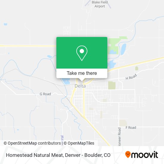 Homestead Natural Meat map