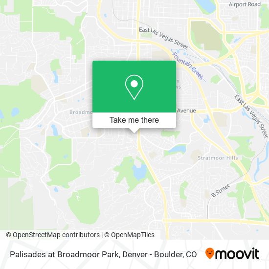 Palisades at Broadmoor Park map
