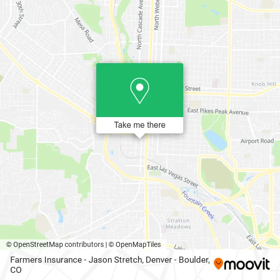 Farmers Insurance - Jason Stretch map