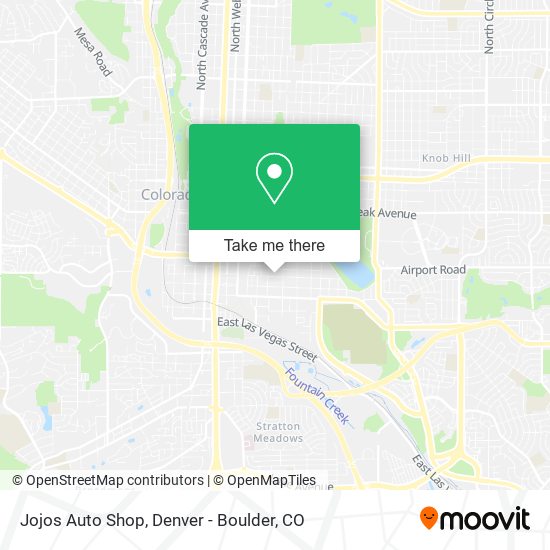 Mapa de Jojos Auto Shop