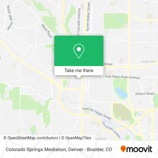 Colorado Springs Mediation map