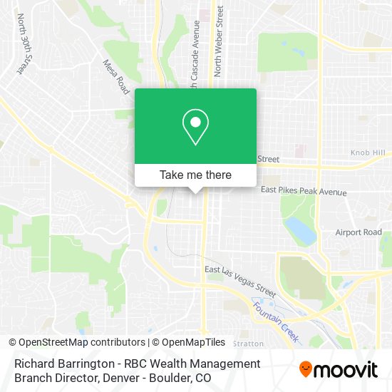Richard Barrington - RBC Wealth Management Branch Director map