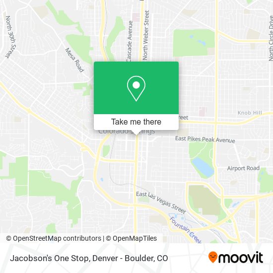 Jacobson's One Stop map