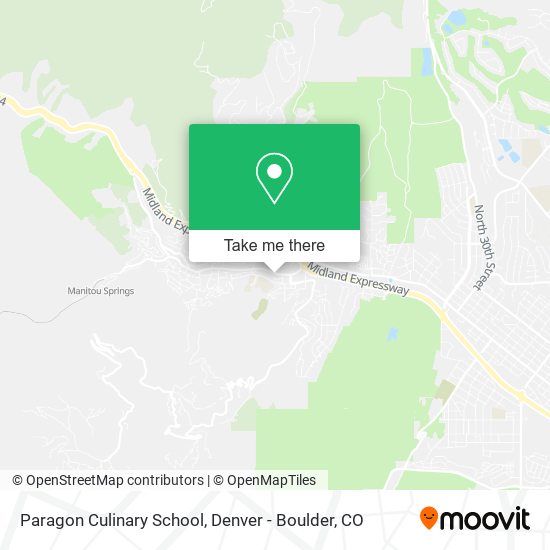 Paragon Culinary School map